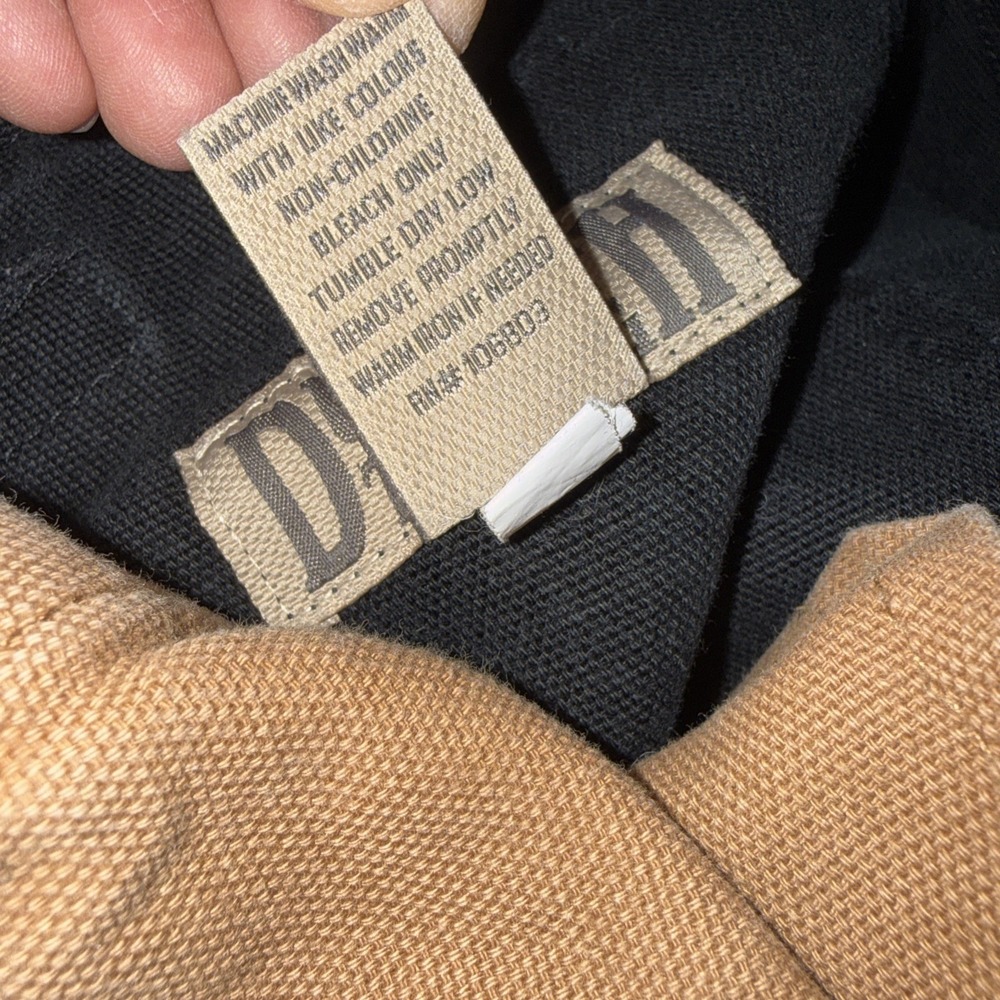 Duluth Trading Co Mens Heavy Black Utility Jeans Cargo Pants 34X34 (31) - Picture 12 of 13